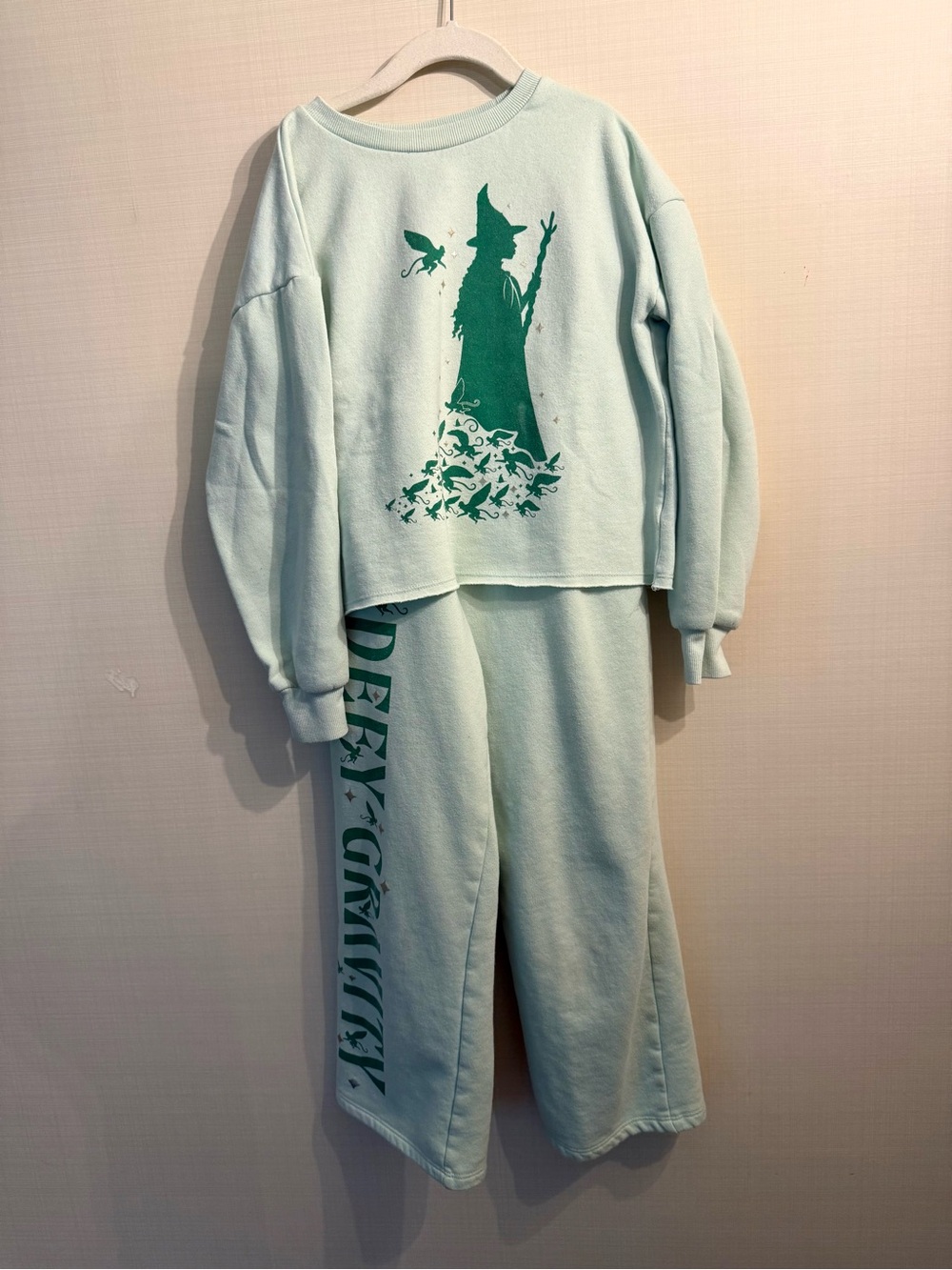 Green Kids matching Wicked Sweatsuit Set